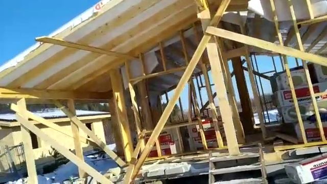 Каркасный дом Омск. 2 неделя строительства.