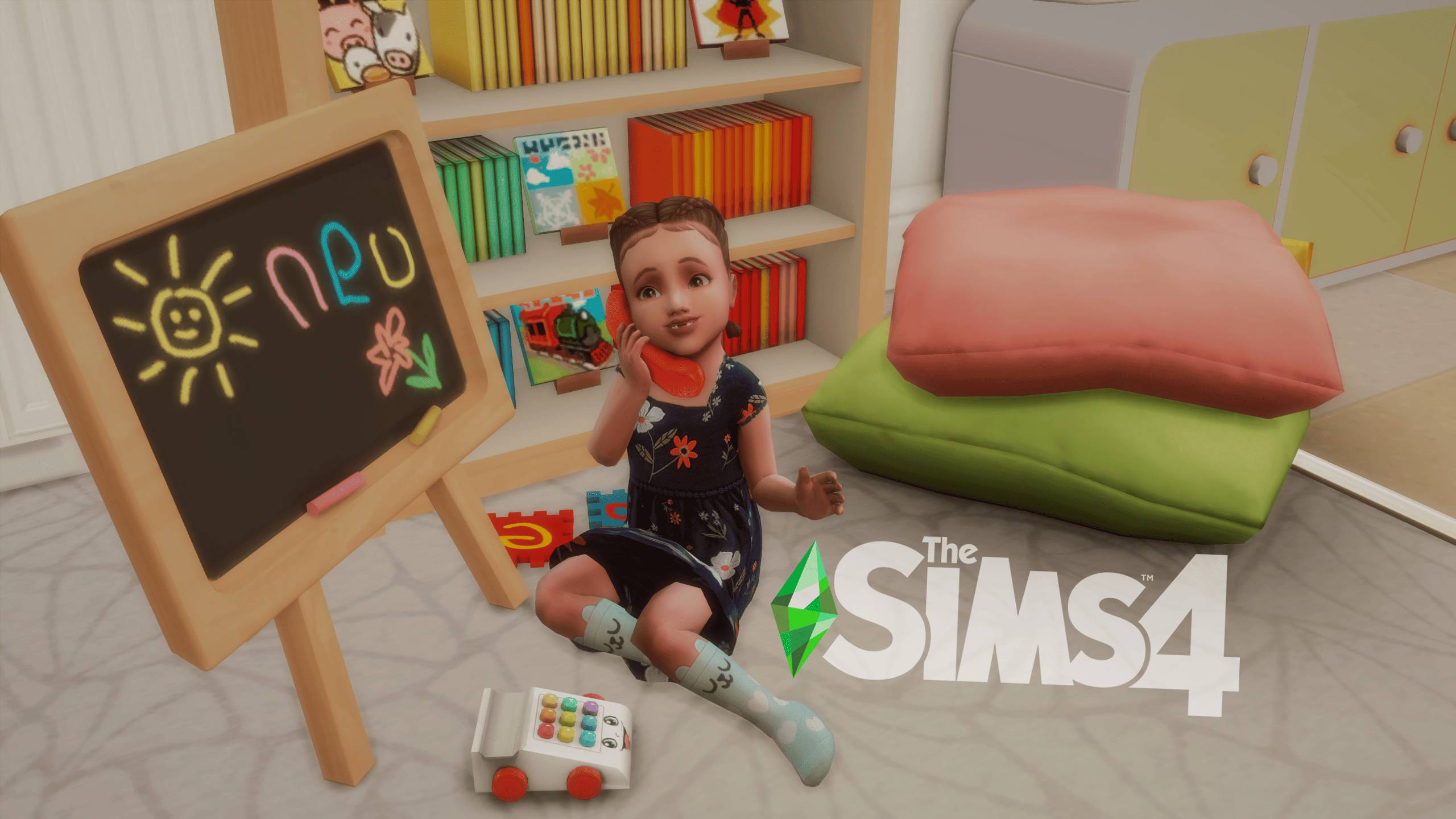 👩👧👦Воспитательница построила ДЕТСКИЙ САД в Симс | Sims 4 Stop Motion Build CC смотреть онлайн