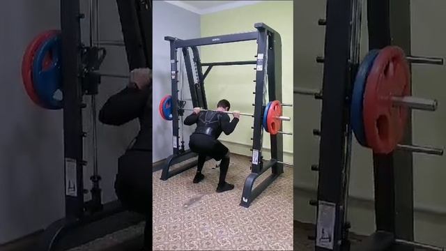 Тренировка ног в отказ 10 на 10 до максимума в 120 кг