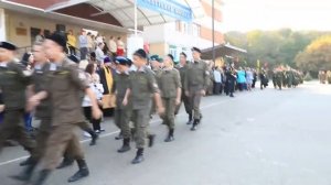 2016 парад кадет школы имени генерала Ермолова.