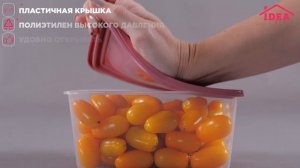 Емкость для продуктов прямоугольная IDEA