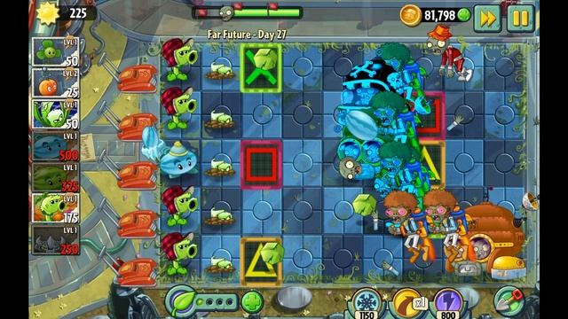 Far Future 27 Day Plants vs Zombies 2 #183 ДАЛЕКОЕ БУДУЩЕЕ ДЕНЬ 27 Прохождение Gameplay Walkthrough смотреть онлайн