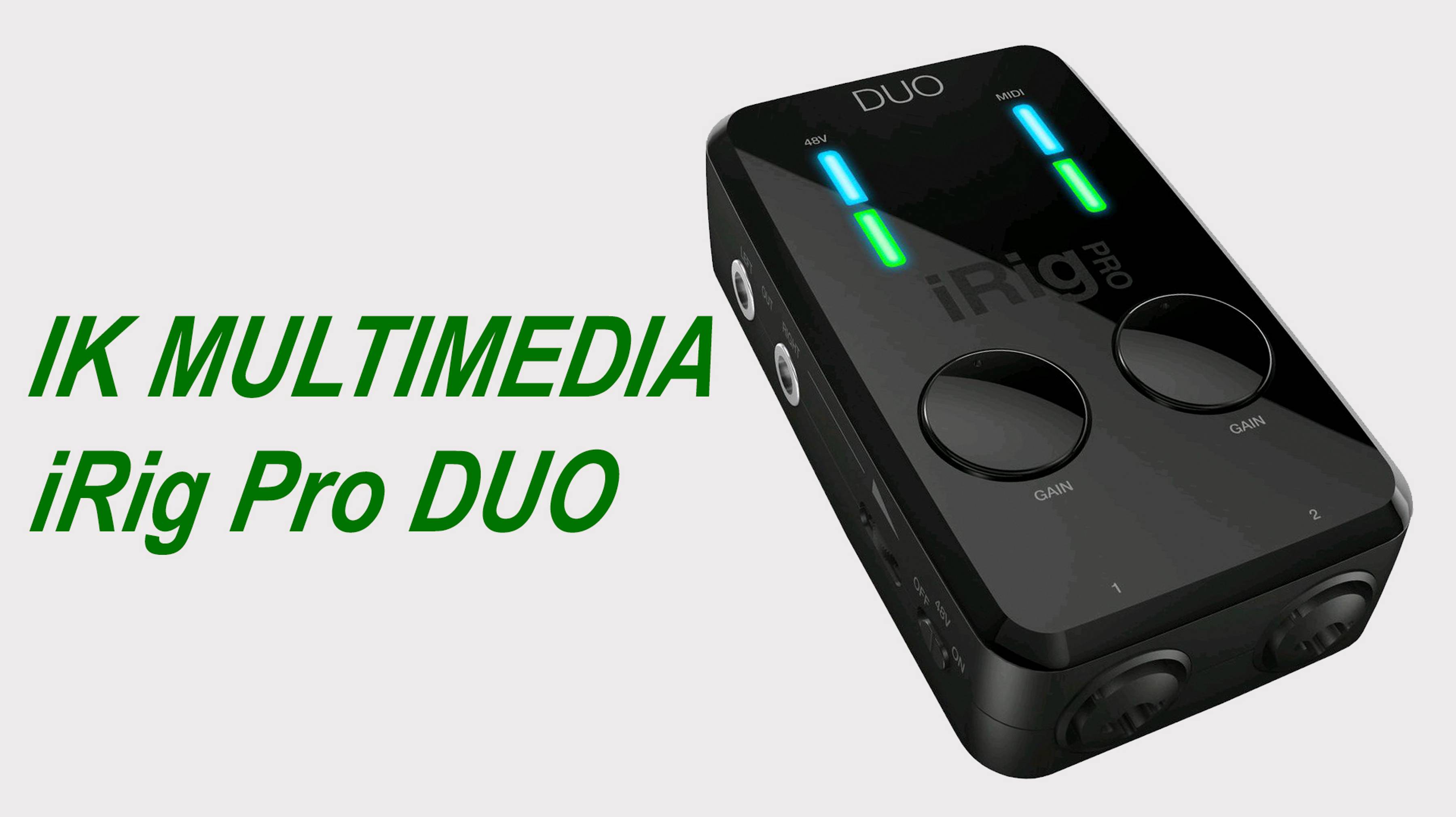 Звуковая карта IK MULTIMEDIA iRig Pro DUO