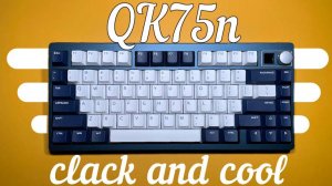 ТОПОВАЯ QK75n 75% кастомная механическая клавиатура. HMX Cloud x Staebies