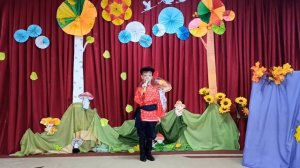 Русская народная песня "Выйду на улицу". Андронов Роман, 6 лет