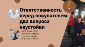 Ответственность продавца перед потребителем: два вопроса о неустойке в практике Верховного Суда РФ