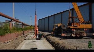 Установка автомобильных весов на сборно-блочном фундаменте