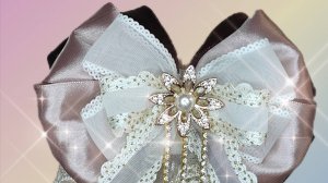 МК коричневый бант