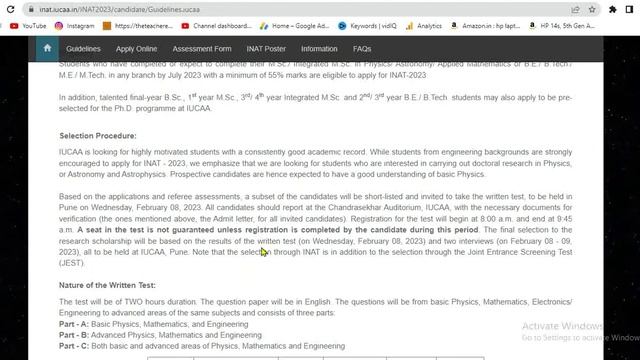 New Phd admission 2022 with Research Scholarship  || IUCAA phd admission 2022@theteacherexam