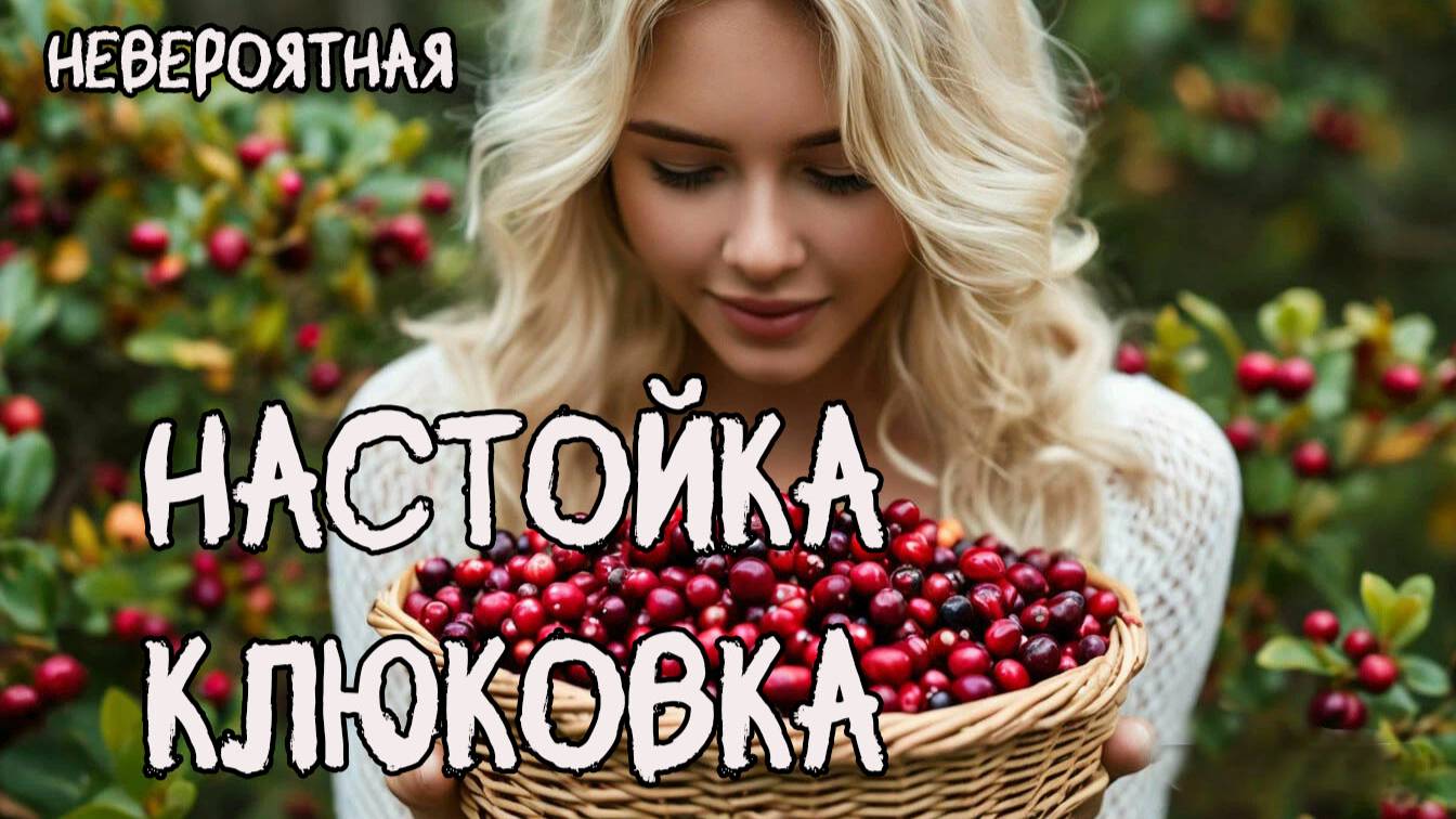 Клюквенная настойка