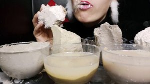 АСМР ~ Летний десерт в разных пастах ASMR ~ Summer dessert in different pastes
