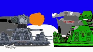 Починка КВ-6 выстрел Густава и битва Карл-44 Vs Кв-44 + улучшение доктора БС мультики про танки