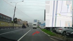 Проезд к складу компании ЛЕОКОМ