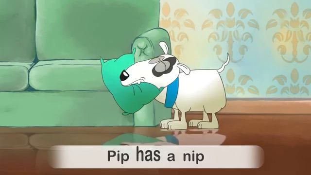 Легкое чтение на английском с детьми. Pip the Pup. Практикуем -ip. Выпуск 7