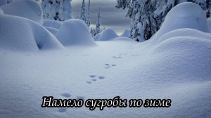 Намело сугробы по зиме