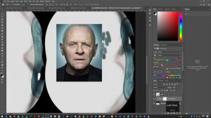 36. Корректировка глаз Поли живопись в Photoshop.