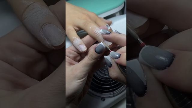 КОМБИМАНИКЮР 🔥 #ногти #маникюр #комбиманикюр #идеиманикюра #nails #маникюрногти #фреза
