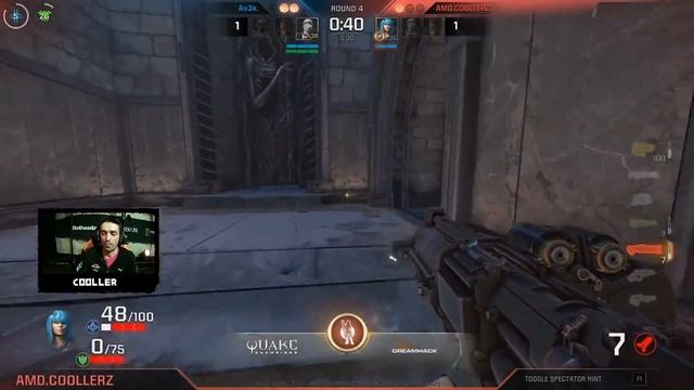 Av3k vs. COOLLERZ (1/2 play-off, DreamHack Winter 2018) – Quake Champions смотреть онлайн