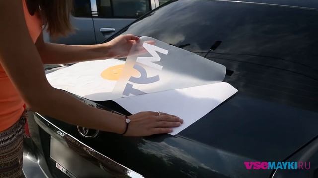 Как быстро и без проблем наклеить рисунок на авто смотреть онлайн