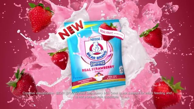 Berry Good sa Tibay | BEAR BRAND Real Strawberry Milk Drink | Nestle PH смотреть онлайн