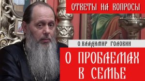 о. Владимир Головин. О проблемах в семье. Ответы на вопросы.