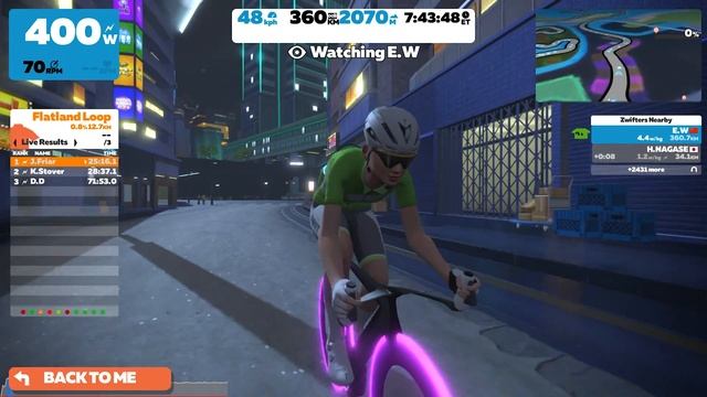 Zwift BOT Cheating, 360km ride @ 46.6kph смотреть онлайн