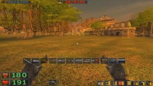 Прохождение Игры Serious Sam The Second Encounter Часть 4: Змеиные Дворы!!!