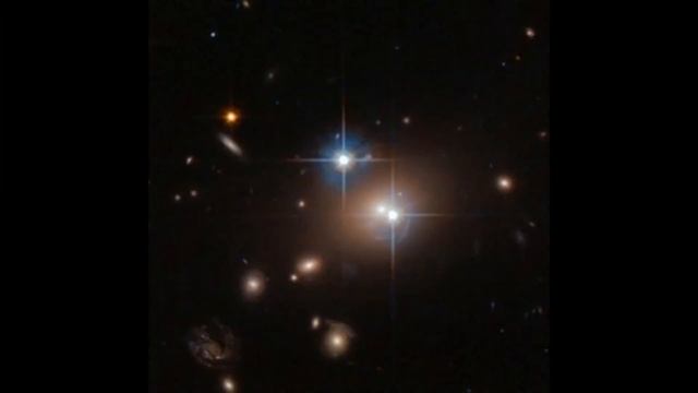 Unlocking the Mystery of a Rare Double Quasar| Hubble Finds Double Quasar in Distant Universe смотреть онлайн