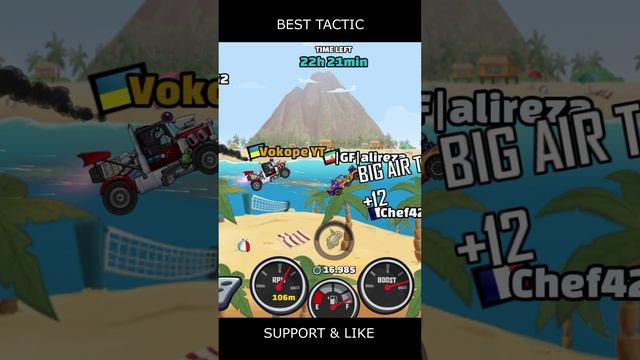 ⚠️ NEW Community Showcase ⚠️ (The Beach) - Hill Climb Racing 2 #shorts #hcr2