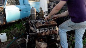 Запуск движка V8 с ГАЗона