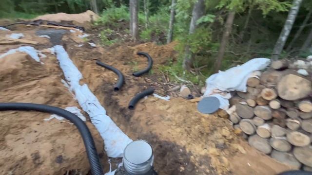 Обустройство дренажа на болотистом участке в низине с высокими грунтовыми водами