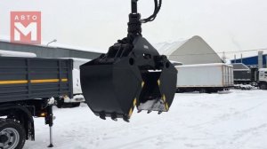 Isuzu NPS75LH 4WD 4x4 Самосвал с КМУ HYVA HB80E2 и Грейфером с пультом ДУ. Isuzumoscow
