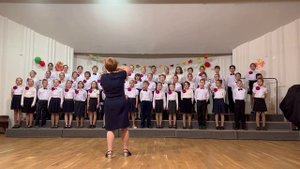 Младший общий хор ДМШ №9. В. Степанов, Е. Рушанский "Про меня и муравья". Дирижёр Губина И.А.