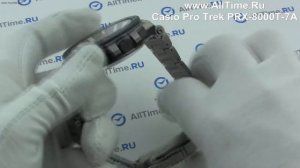 Обзор. Мужские наручные часы Casio Pro Trek PRX-8000T-7A с хронографом