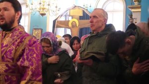2015 Православная служба в храме Святого Великомученика и Целителя Пантелеймона.