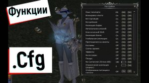 Функции команды (.Cfg) или панель управления  L2, Л2, Scryde.