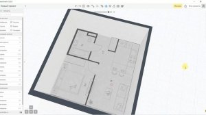 Строим внешние стены инструментом cтена по контуру в Планоплан: ролик 5.