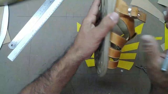 Como fazer modelo de sandália masculina. смотреть онлайн
