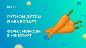 Ферма моркови в Minecraft | Как создать ферму в Майнкрафте | Программирование для детей