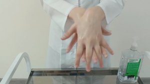 Гигиеническая обработка рук кожным антисептиком (алгоритм с сайта МФЗА, аккредитация)