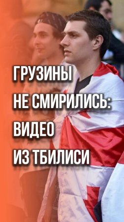 Грузия на пороге гражданской войны? Посмотрите, что творится в Тбилиси