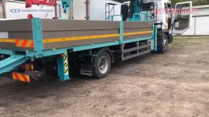 Daewoo Novus 6CC эвакуатор с КМУ HKTC 7016 с аппарелями @specmoscow