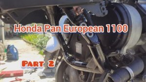 Радиатор,рама,сцепление Honda ST1100 Pan European.