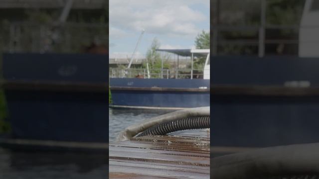 С мотопомпой весело