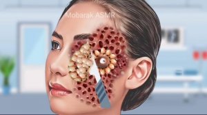 ASMR treatment animation video | injected for body  | 2d animation video | @MobarakASMR  57
