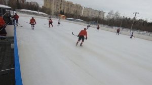 2023.03.04 Игра в хоккей Каток Пингвин