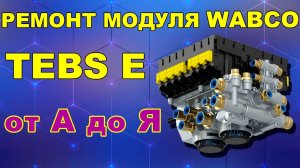 Ремонт модулятора TEBS E  прицепа производитель системы WABCO. Ремонт 4801020330 4801020630 и др.