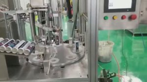 Вертикальная машина фасовки картриджей клея герметика