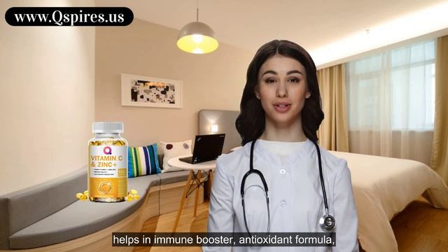 Qspires Vitamin C+Zinc | Qspires Products | Energy for Men | Health Care Products in USA | Qspires смотреть онлайн