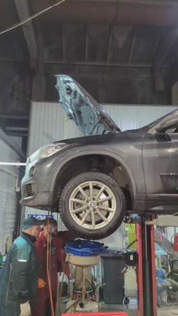 BMW X1 F48 полная аппаратная замена масла в АКПП Aisin 8f22 Tg80sc